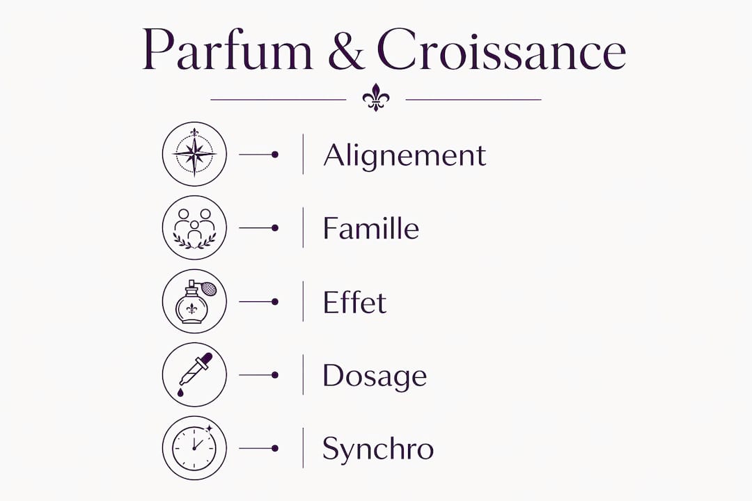 Infographie : comment choisir son parfum pour accompagner son évolution personnelle
