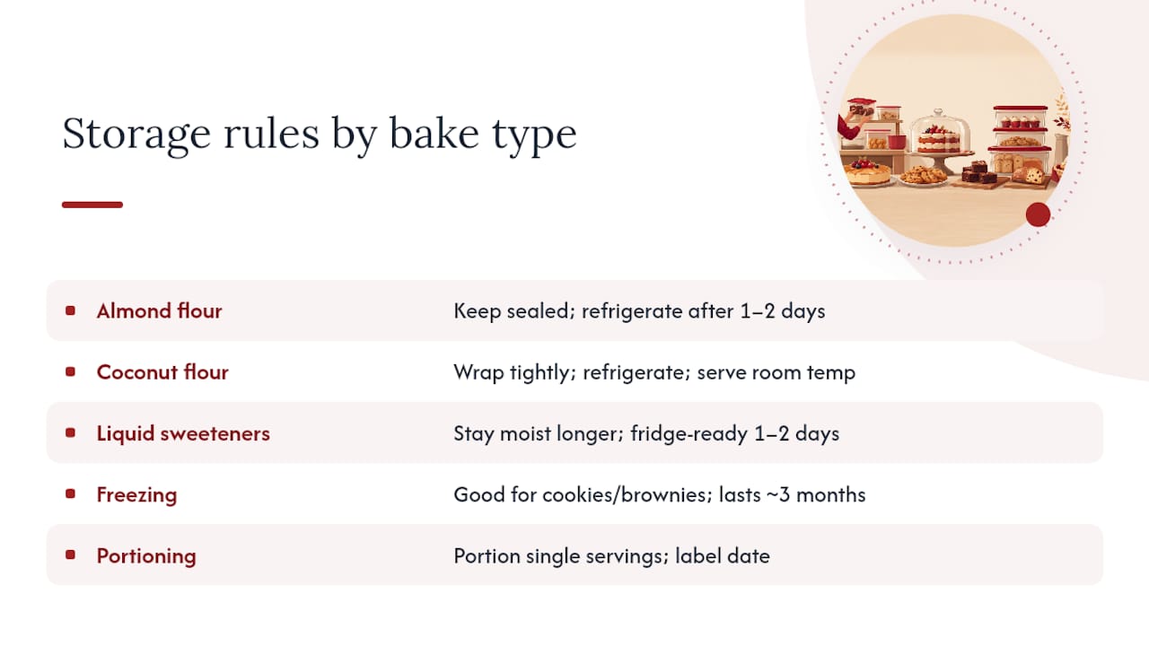 Storing Diabetic-Friendly Bakes Without Losing Texture — overview diagram
