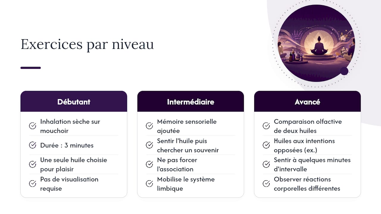Quels exercices concrets tester selon votre niveau ? — overview diagram