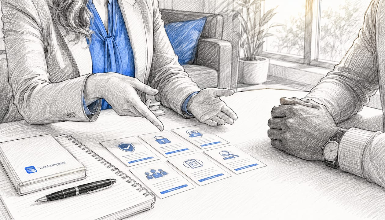 Facilitator and trainee hands with training flashcards