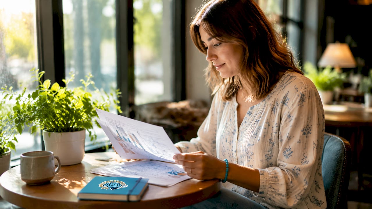 Educator reviewing ADHD attention span research materials