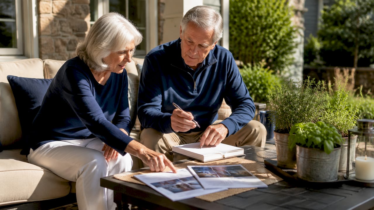 handyman services mclean va homeowners can trust 2 senior couple reviewing handyman service quotes