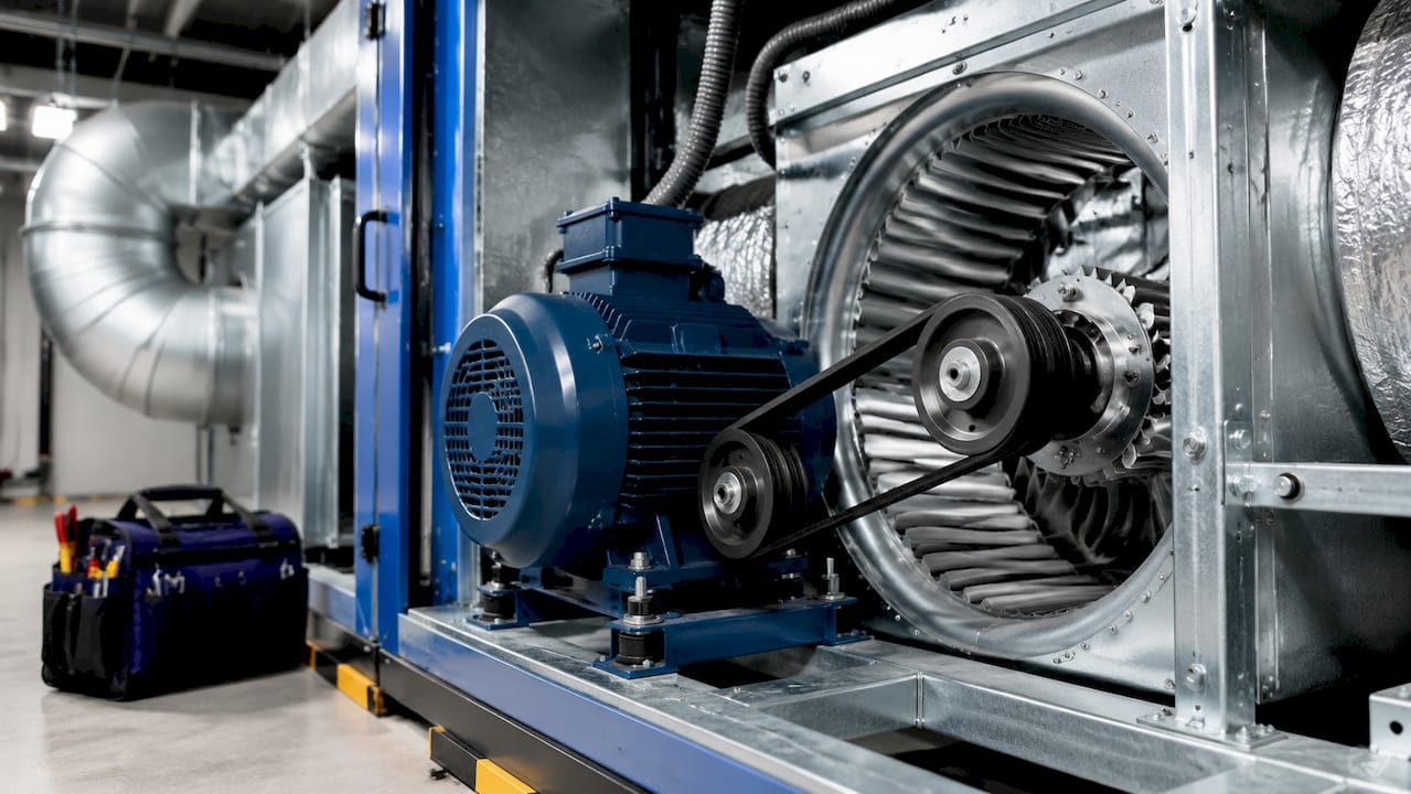 role of air handler in your hvac system explained 2 detailed view of hvac blower motor assembly