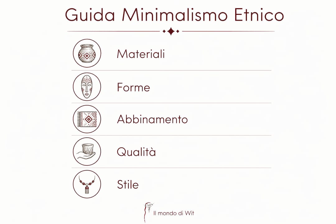 Infografik: Alle Schritte zur Erstellung von Ethno-Schmuck im minimalistischen Design