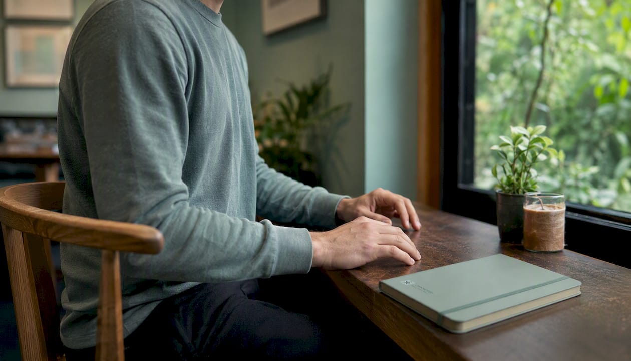 Hands showing tension during withdrawal anxiety
