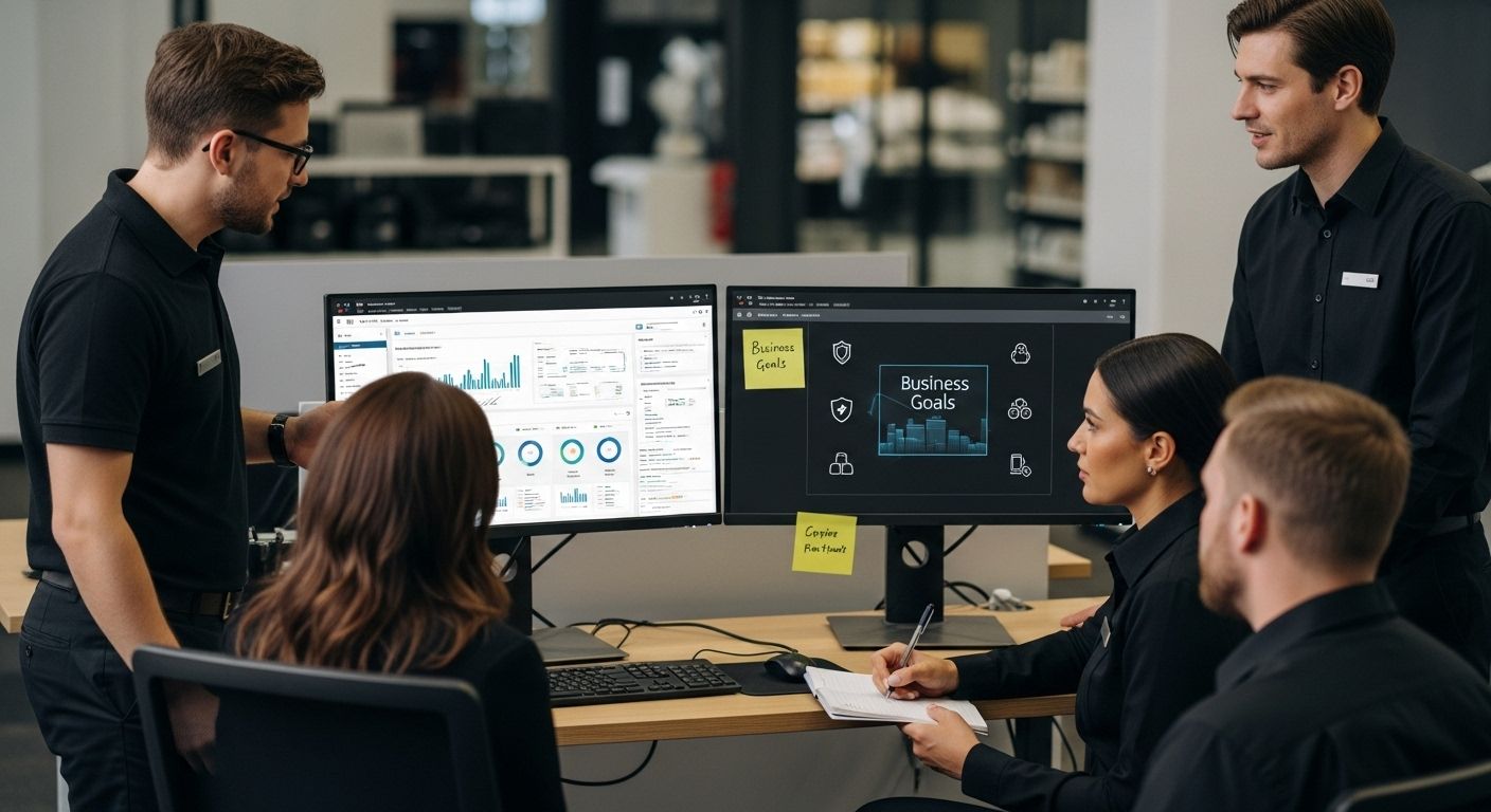retail IT support analytics teamwork