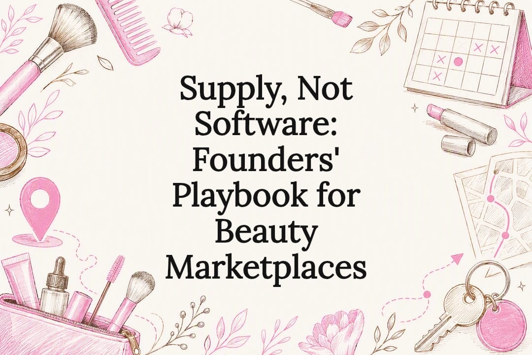 Supply, Not Software: Founders' Playbook for Beauty Marketplaces