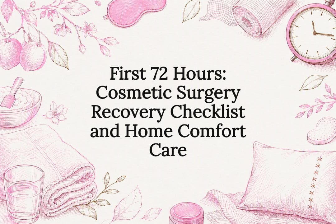 First 72 Hours: Cosmetic Surgery Recovery Checklist and Home Comfort Care