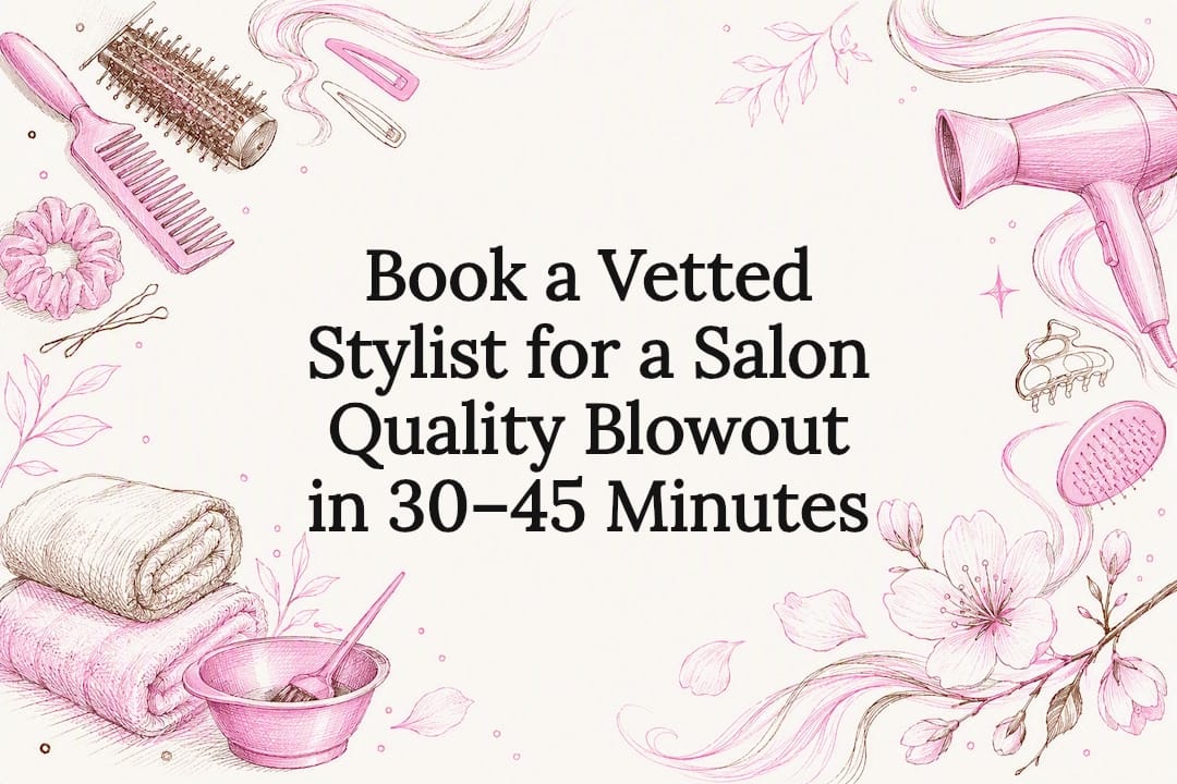 Book a Vetted Stylist for a Salon Quality Blowout in 30–45 Minutes