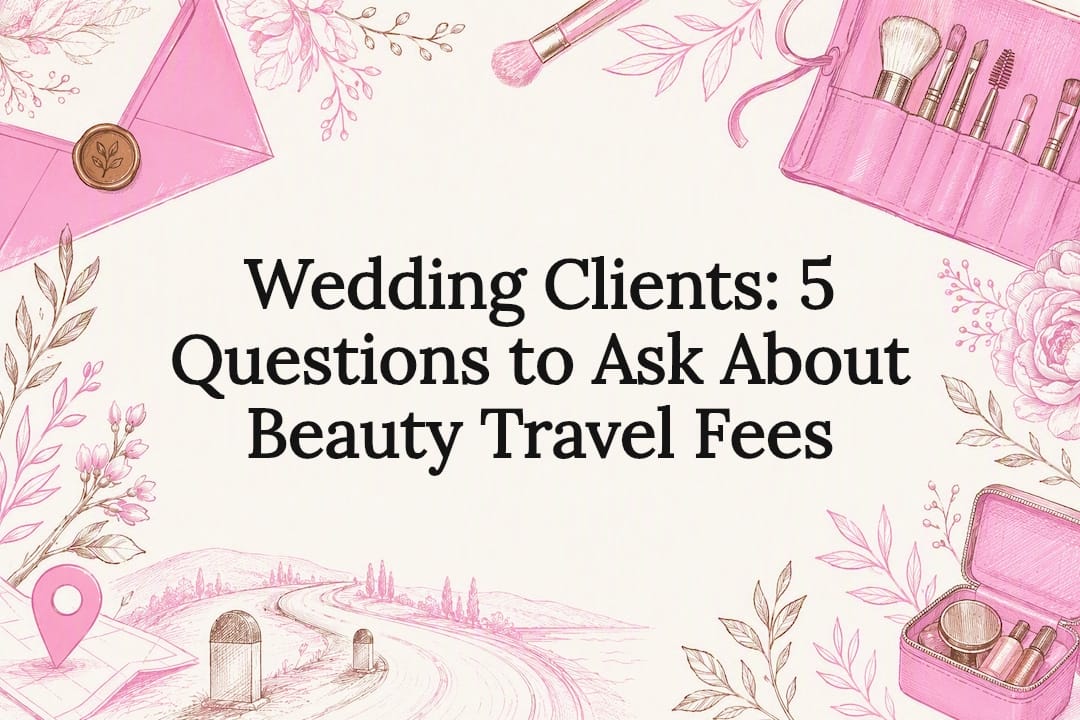 Wedding Clients: 5 Questions to Ask About Beauty Travel Fees