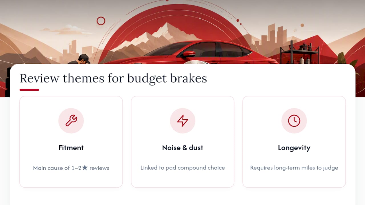 Diagram of budget brake kit review themes