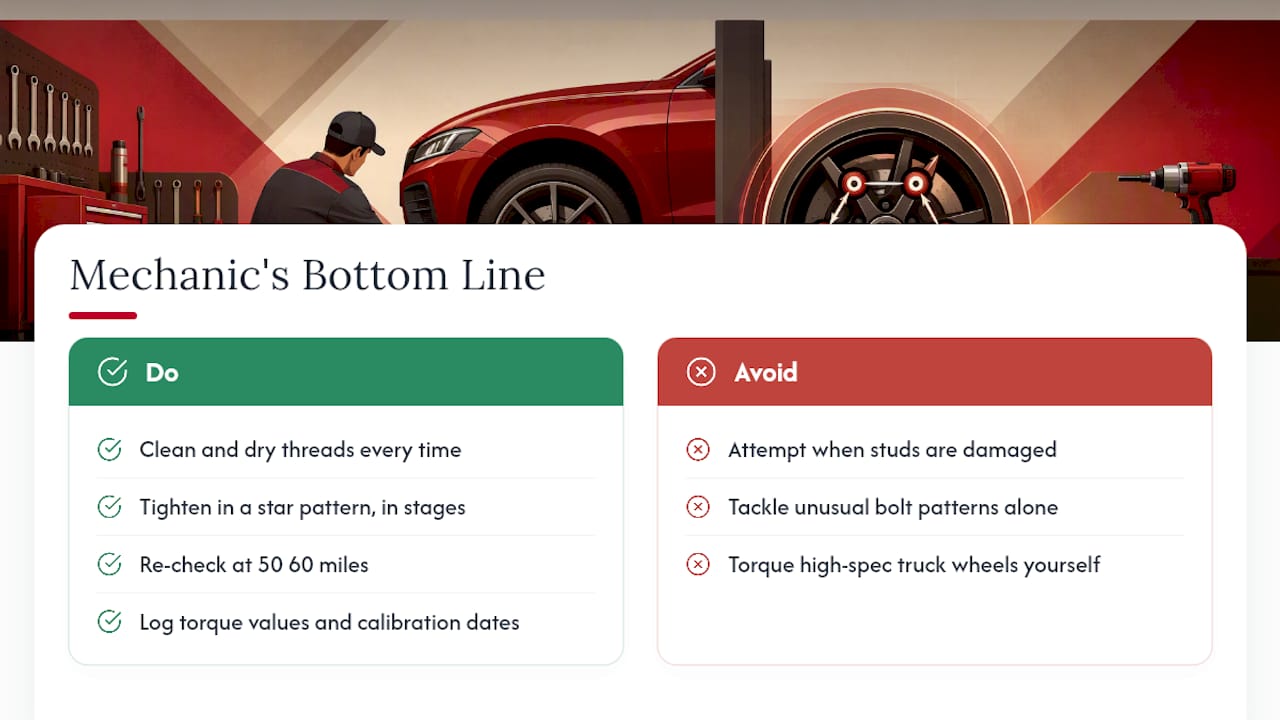 A Mechanic's Bottom Line on Getting This Right — overview diagram