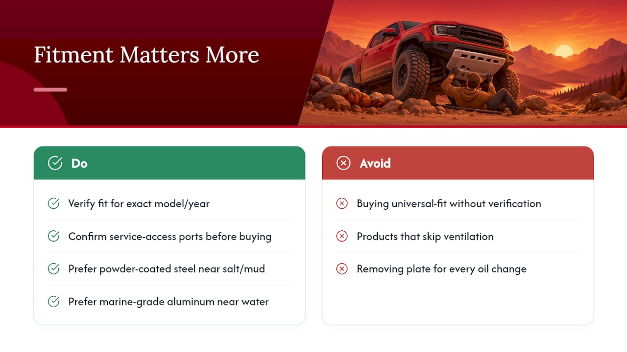 Why Fitment Verification Matters More Than the Plate Itself — overview diagram