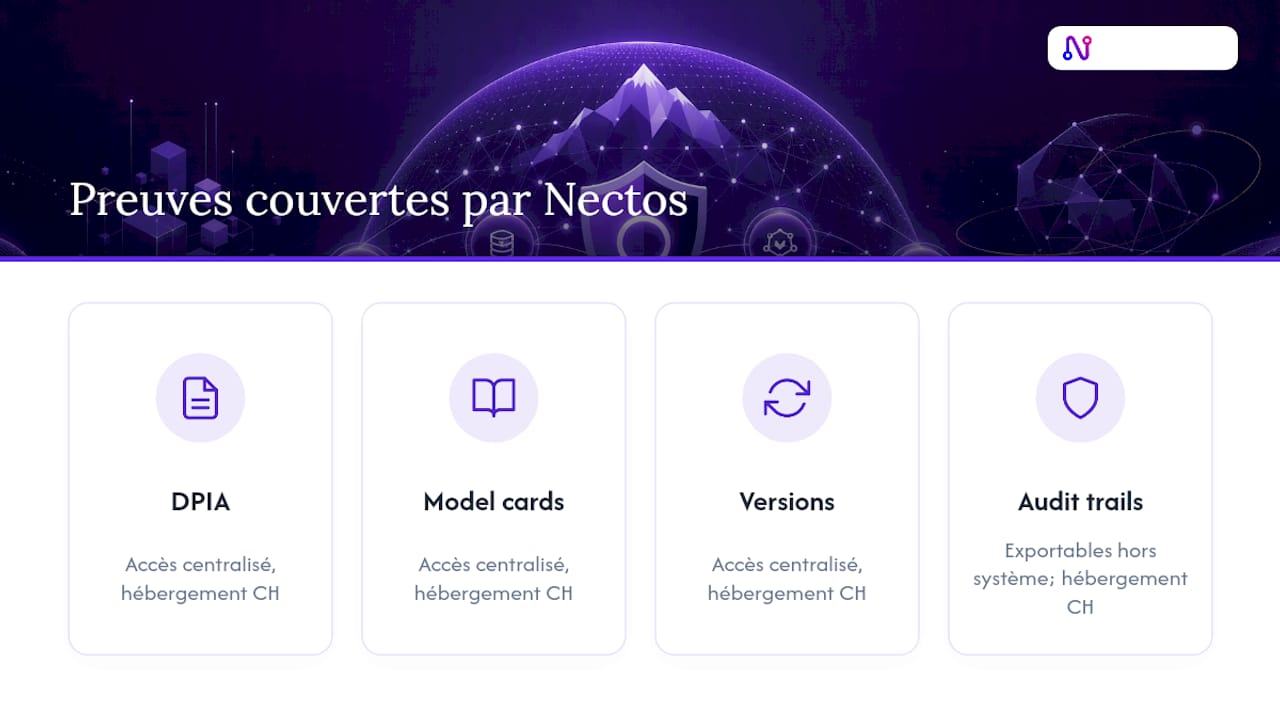 Preuves pour audit de l’IA