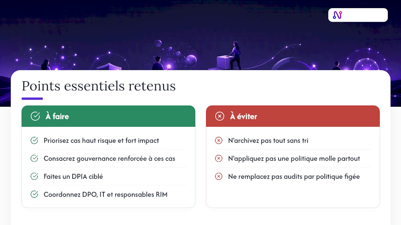 Ce que je retiens de ce dossier — overview diagram