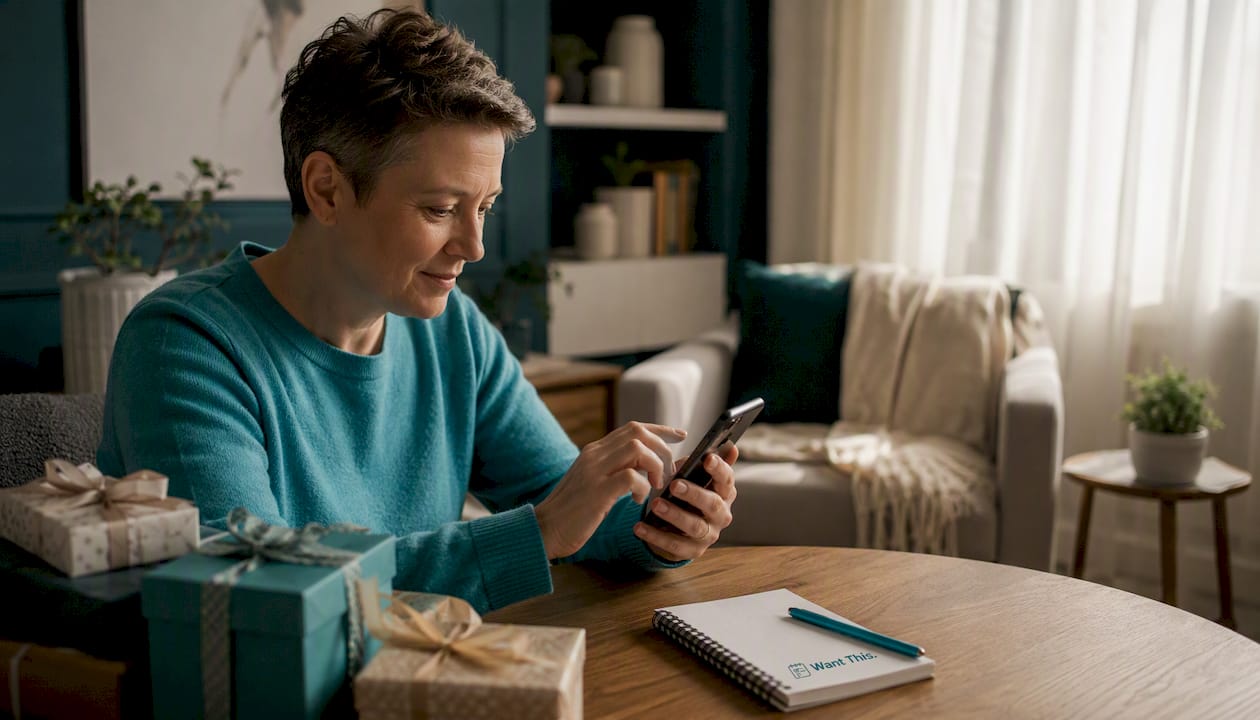 Hands tapping smartphone app notification settings