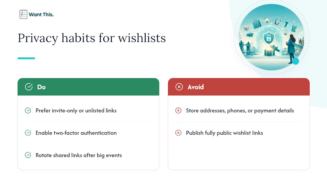 Four practical wishlist privacy safeguards
