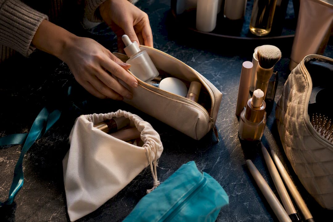 Anonymous beauty gifts arranged by category