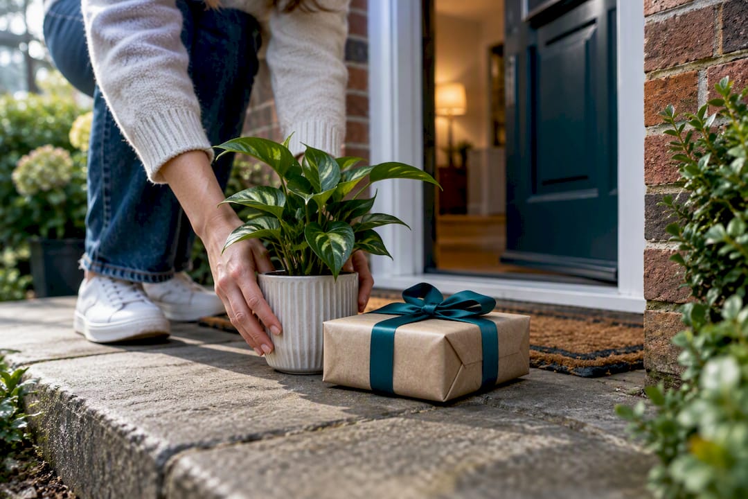 Small neighbour gifts on a UK doorstep