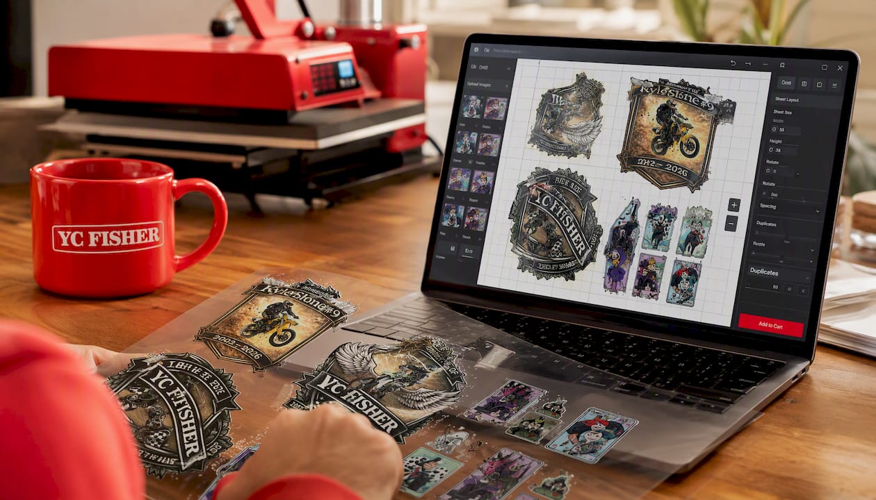 UVDTF Gang Sheet Builder | Custom UVDTF Print Layout Tool | Ohio Printing Services | Custom UV DTF Sticker Sheet