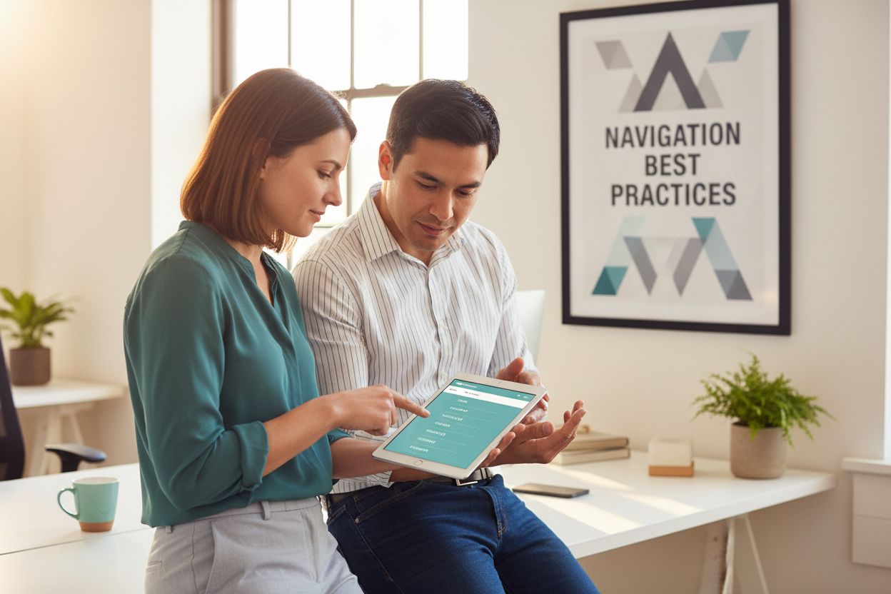 navigation website best practices