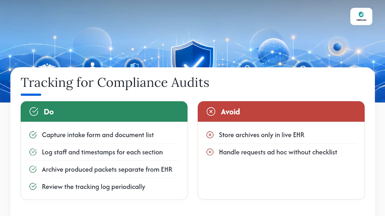 How Do You Track Requests for Compliance Audits? — overview diagram