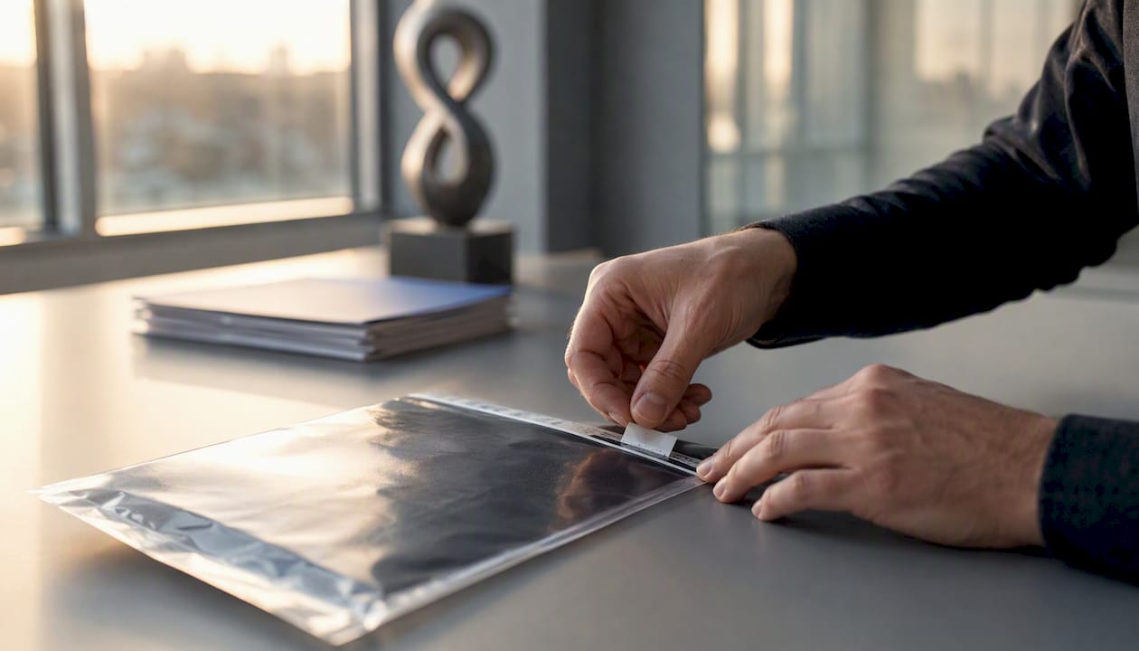 Hand sealing tamper-evident evidence pack