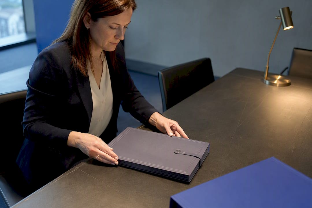 Compliance lead reviewing tamper-evident evidence pack