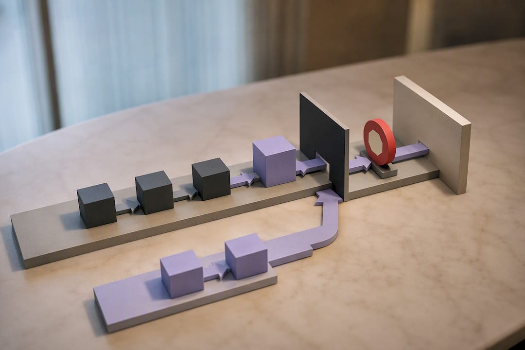 Independent validation gate for model deployment