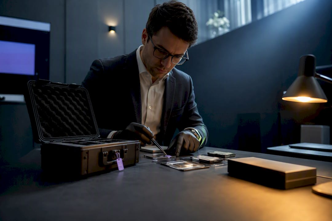 Examiner reconstructing retained AI evidence