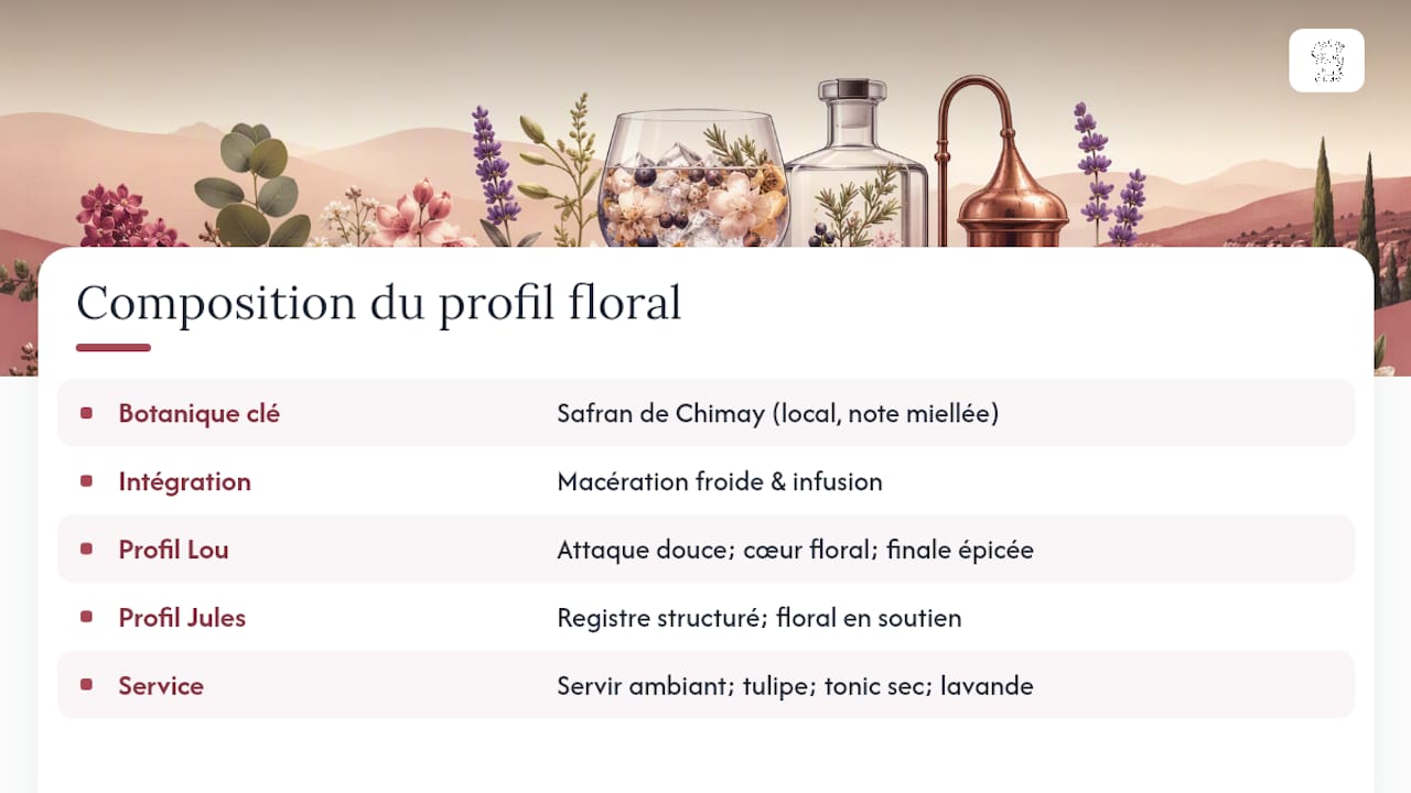 Gin de Chimay : comment nous composons un profil floral — overview diagram