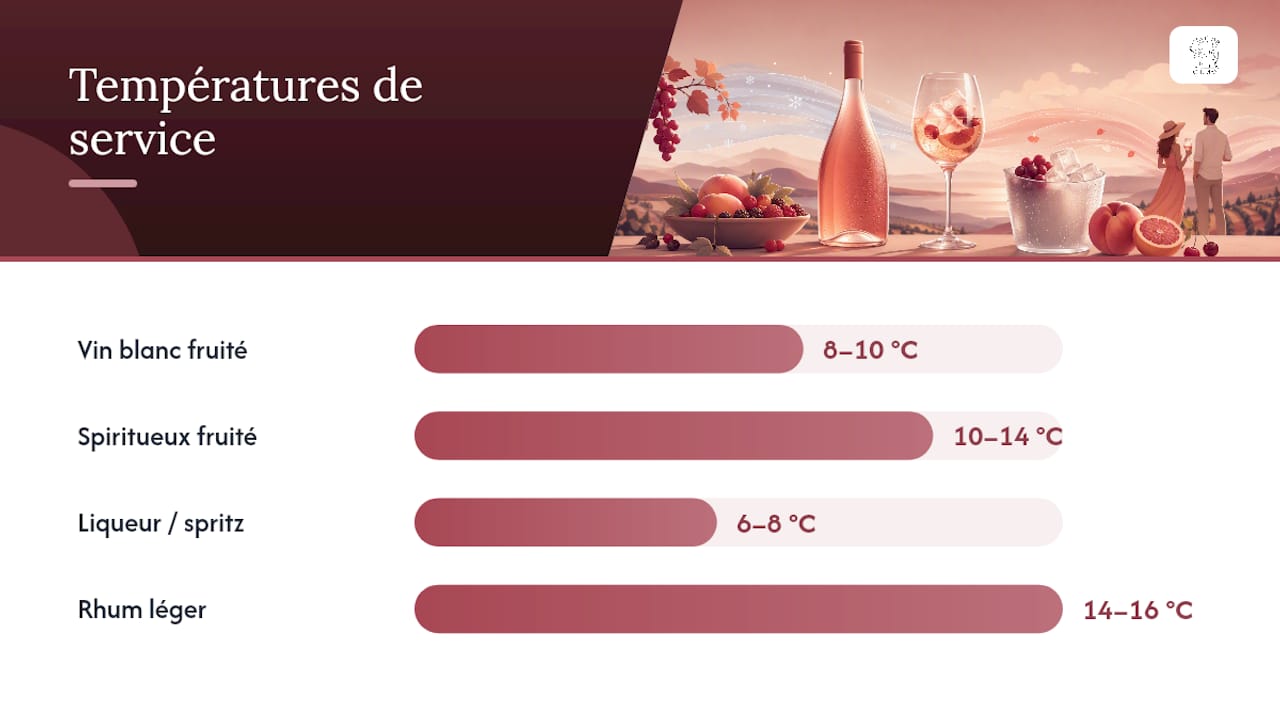 L’influence de la température de service sur la perception des arômes fruités dans les boissons alcoolisées