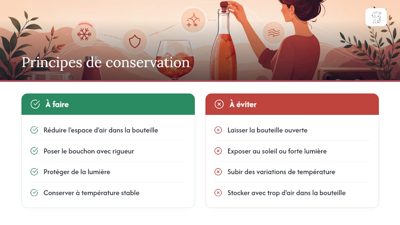 Pourquoi la conservation compte autant pour la qualité d'un Spritz — overview diagram