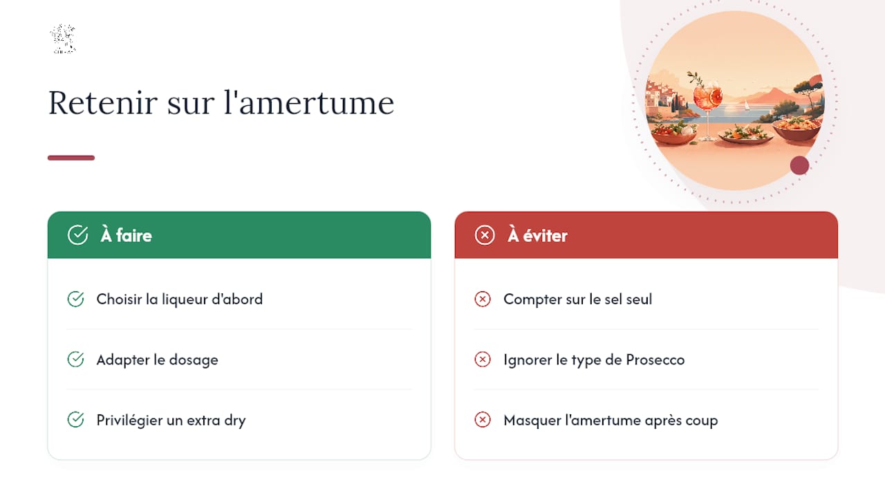 Ce qu'il faut vraiment retenir sur l'amertume du spritz — overview diagram