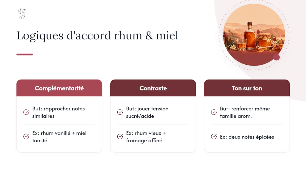 Trois façons de marier rhum et miel