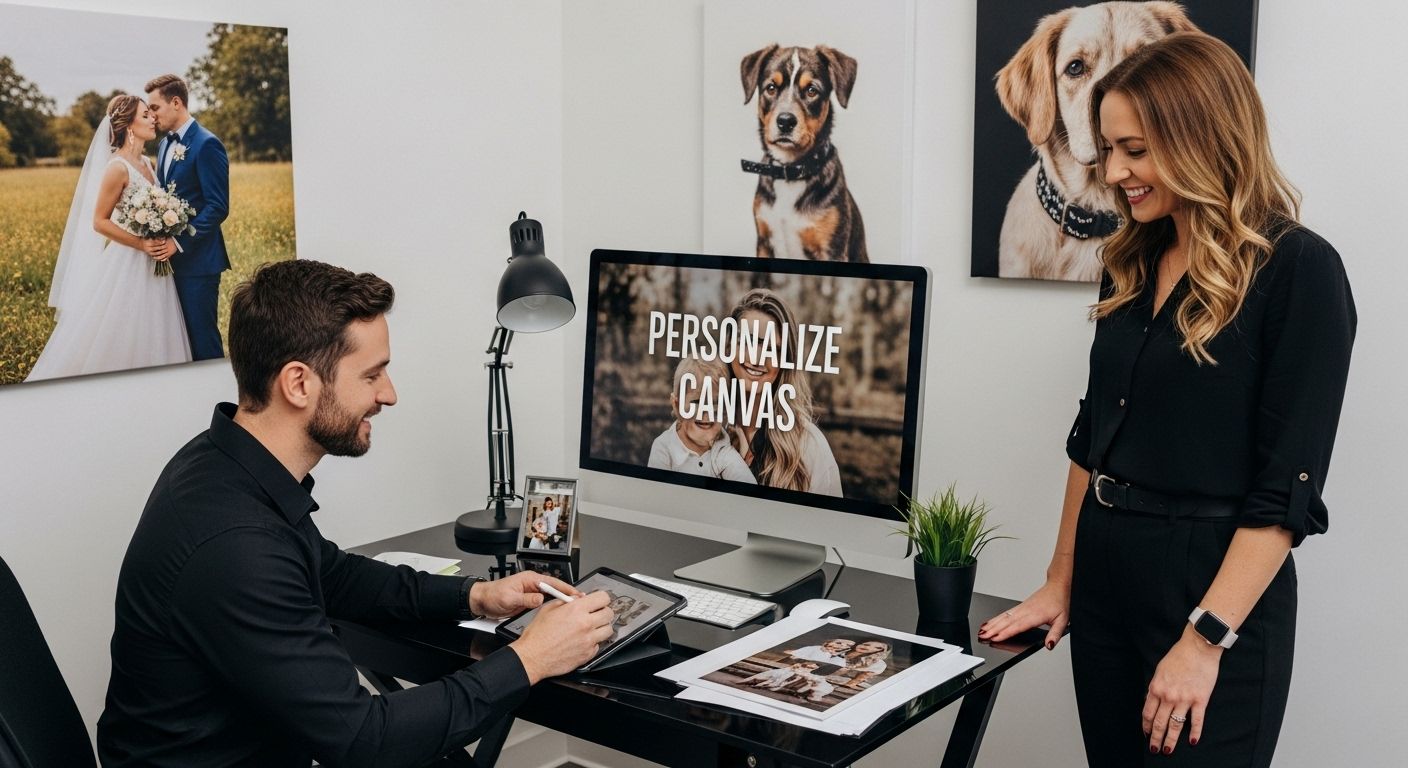 personalized canvas design