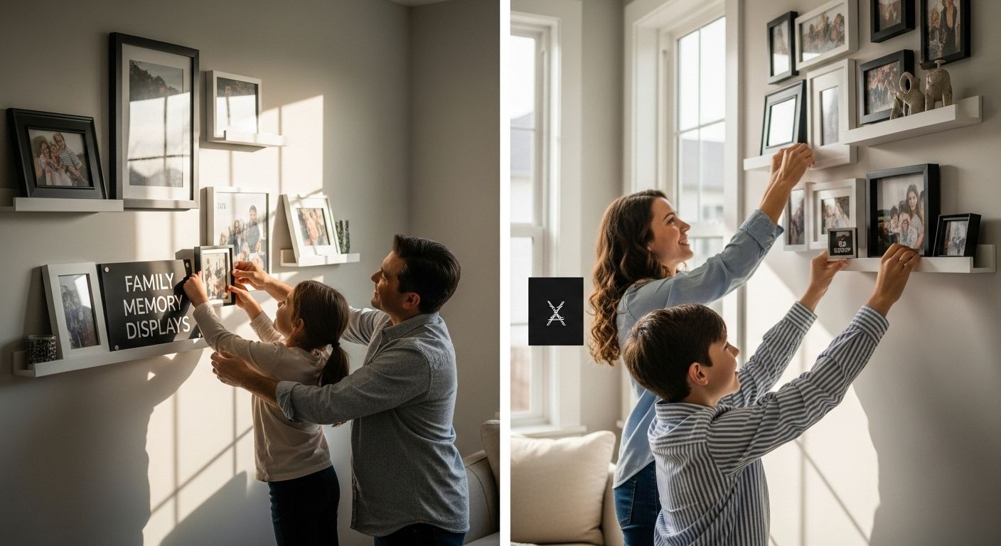 family wall art arrangement
