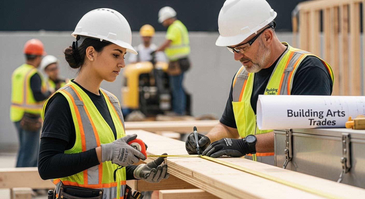 building arts trades teamwork