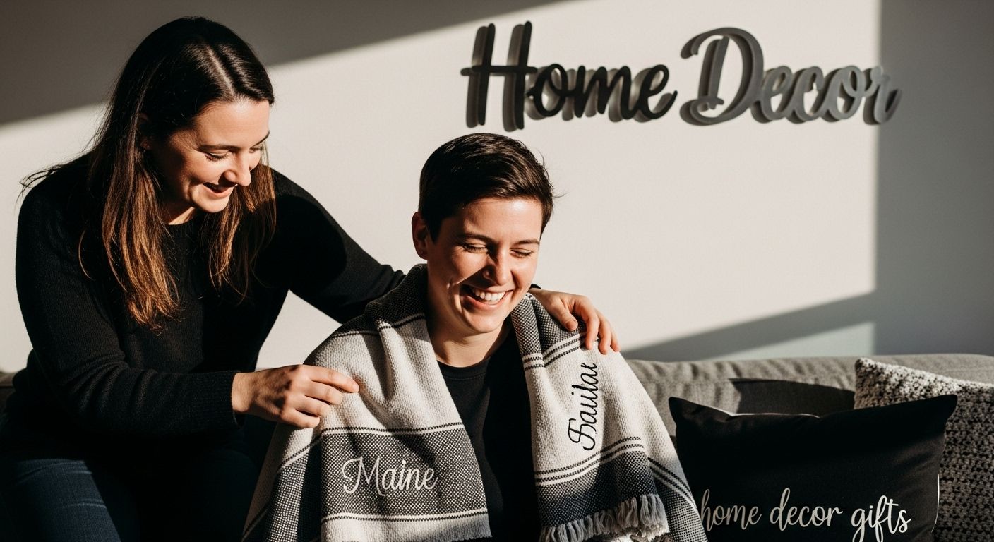 customized woven blanket gift