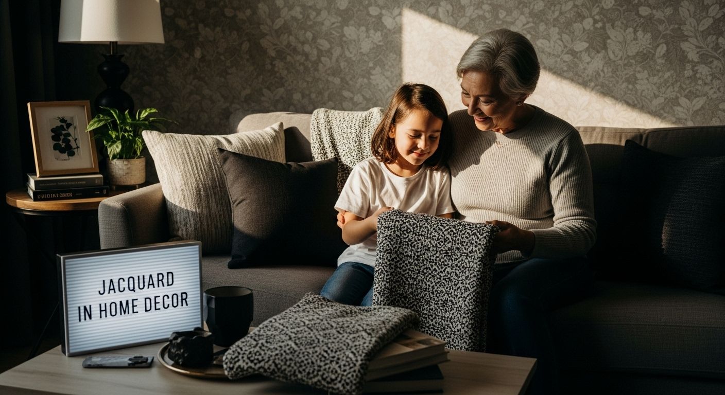 Jacquard home decor family