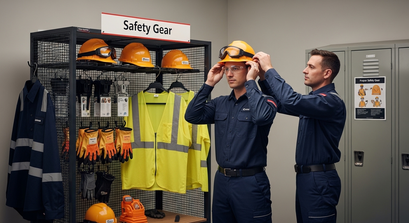 proper safety gear