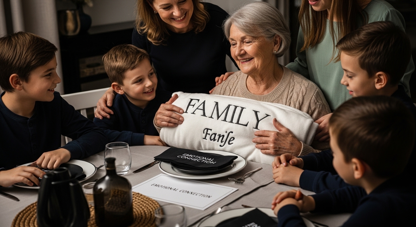 personalized family blanket gifting
