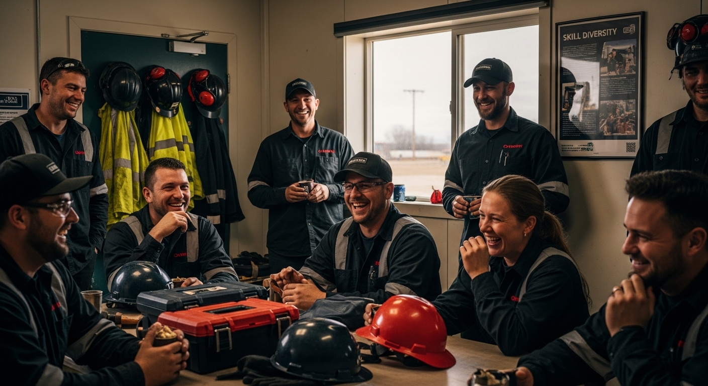 oil patch blue-collar workers
