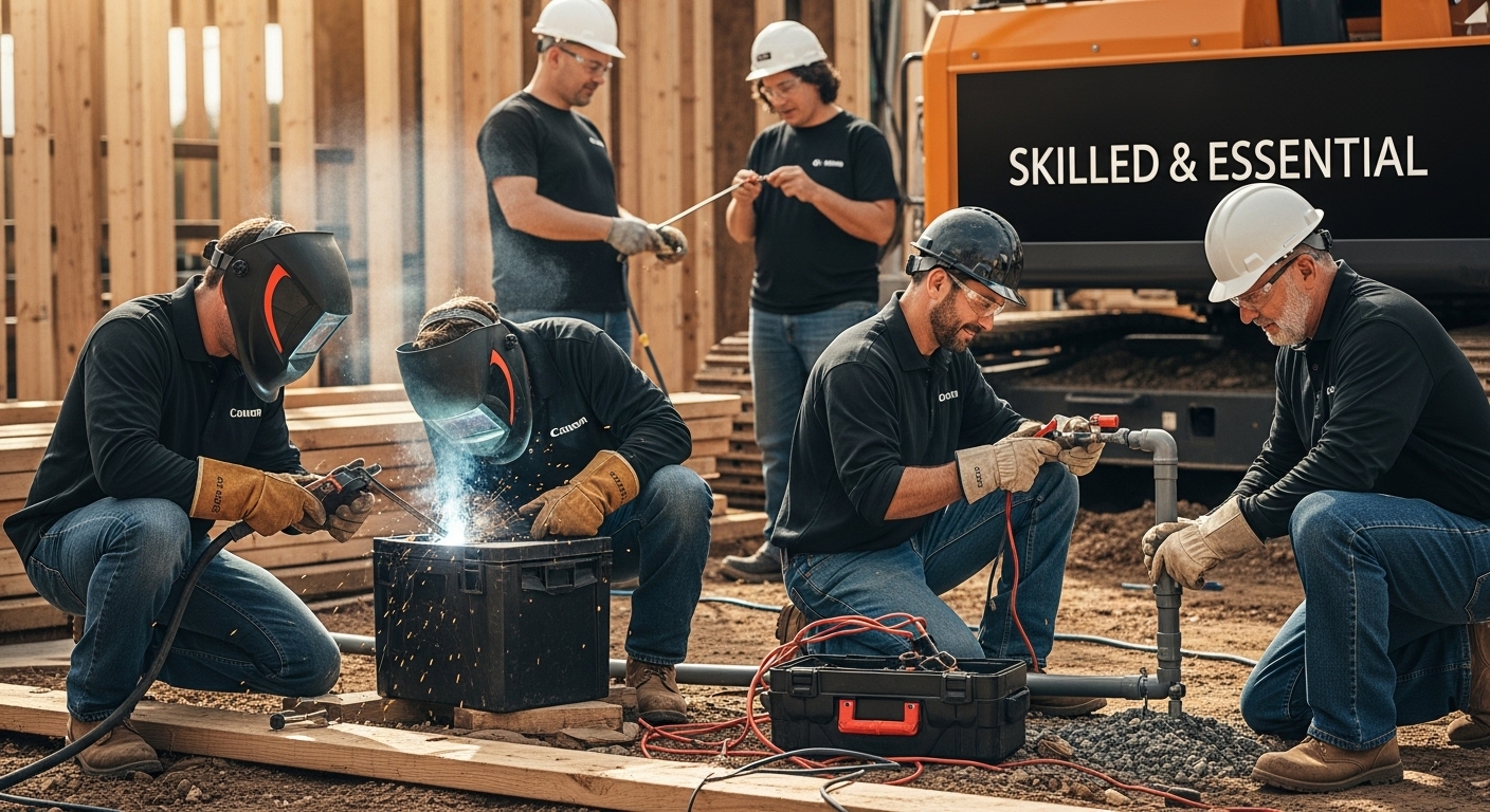 blue collar skilled trades scene
