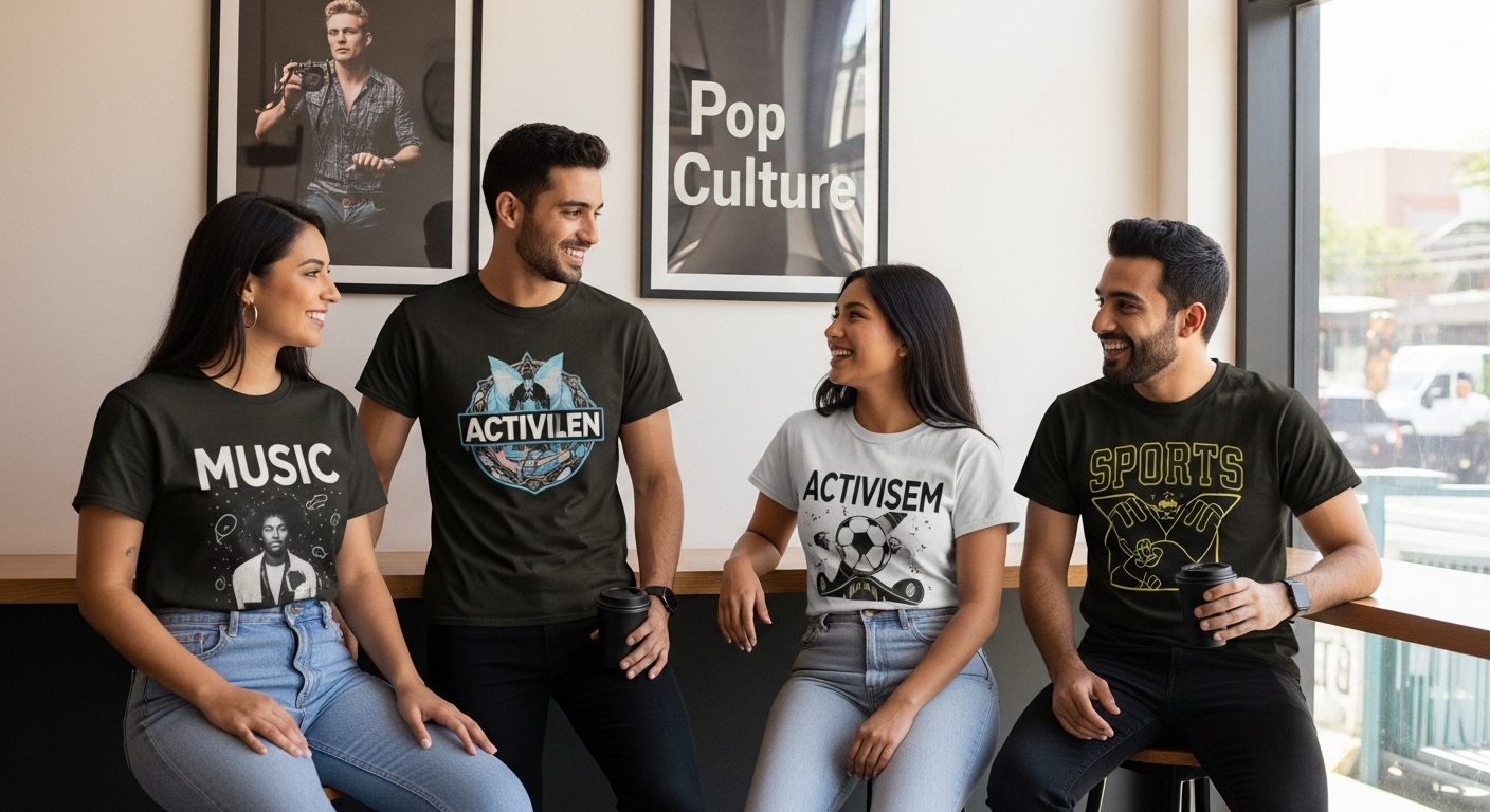 pop culture graphic tees
