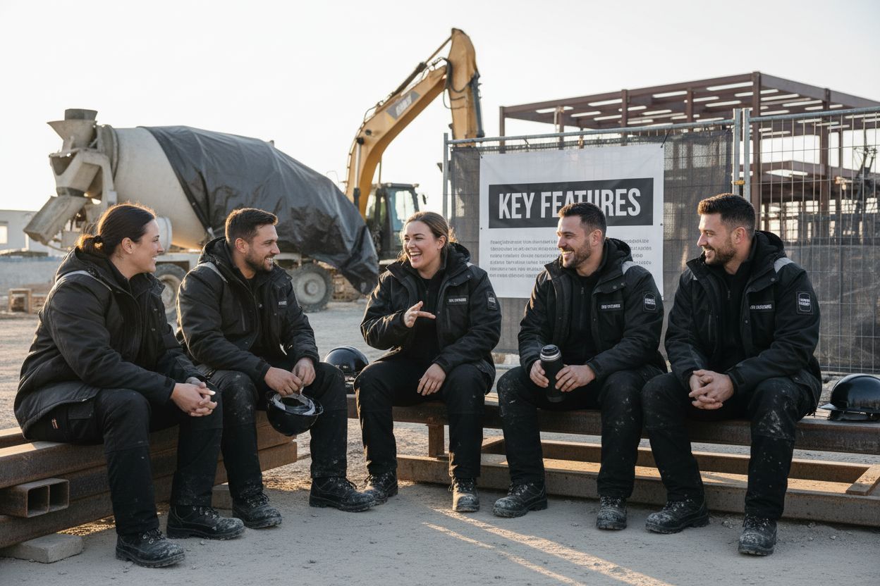 workwear features construction gear