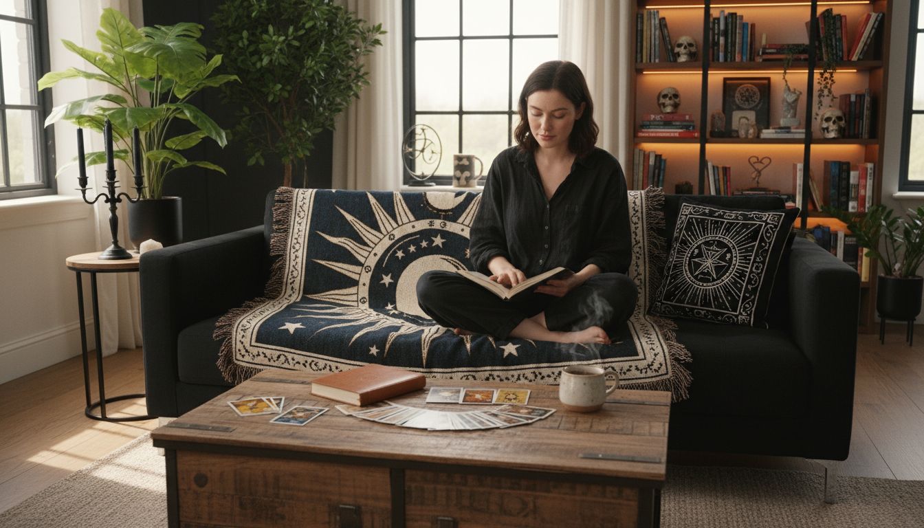 personalized tarot blanket