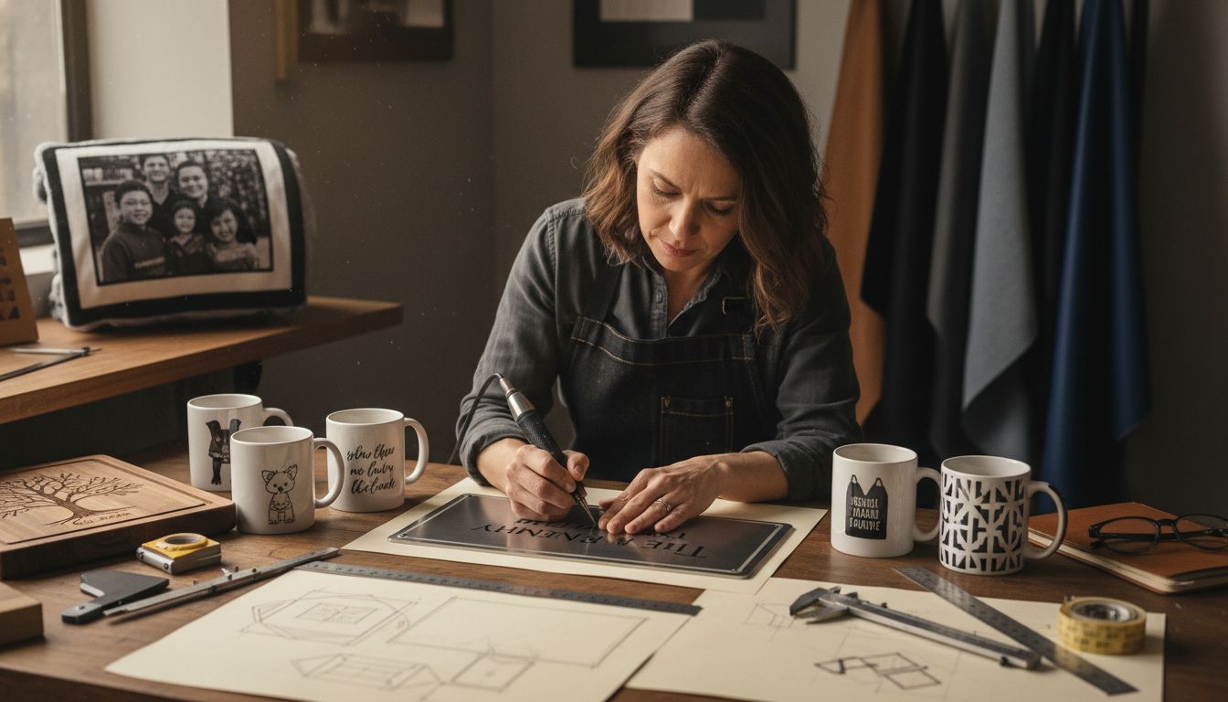 crafting personalized gifts