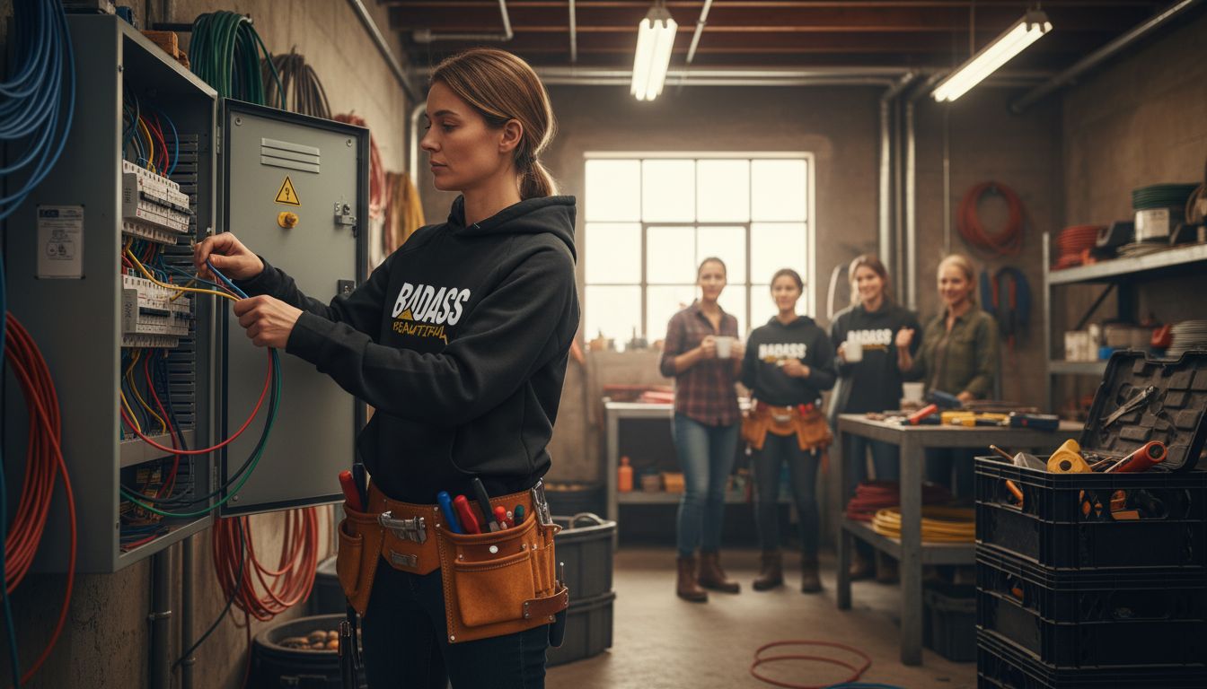 female electrician workwear