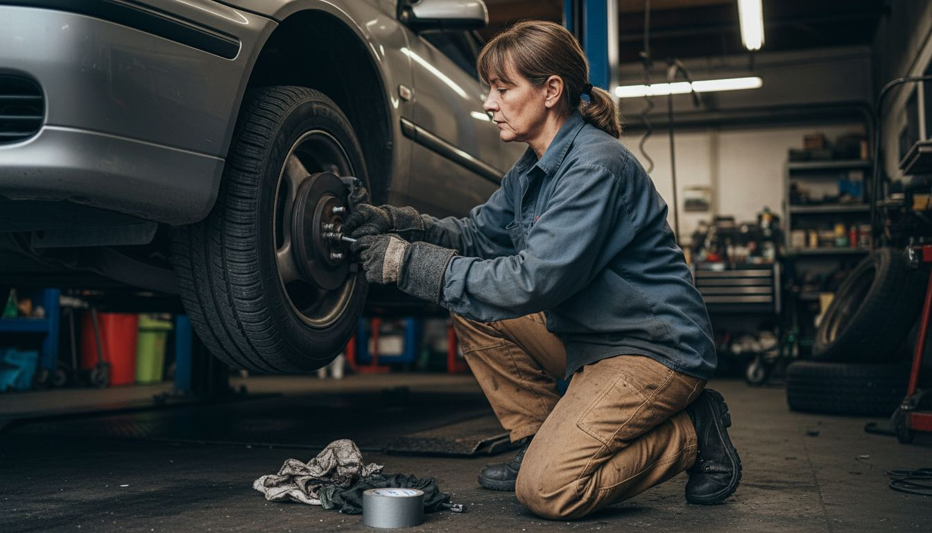 Mechanic work clothes reinforced for durability